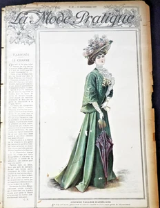 La Mode Pratique – 14 September ,1907, No. 37 French Fashion Magazine. - Picture 1 of 8