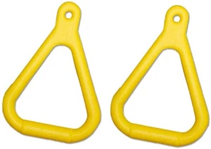 Trapeze Plastic Handles YELLOW Swing Safety Playground Cubby House Accessories - Picture 1 of 2