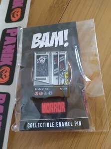 Bam Horror Exclusive Friday the 13th Part VIII Jason Takes Manhattan Enamel Pin - Picture 1 of 2