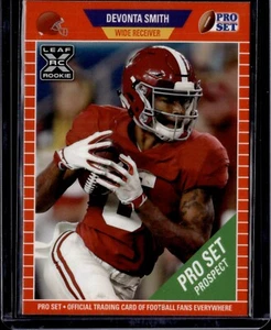 Tarjeta de novato Leaf Pro Set Devonta Smith 2021 RC #PS3 - Imagen 1 de 2