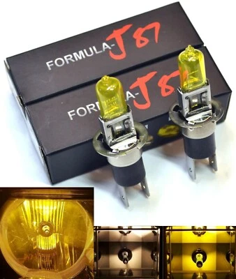 Halogen H3C 64146BC 55W 3000K Yellow Two Bulbs Fog Light Replacement OE Lamp JDM - Image 1 of 4