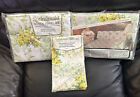 Vtg 70?S Springmaid Marvelaire Floral Full/Double Flat Fitted Sheets Pillowcases