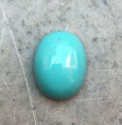 Increíble piedra preciosa cabujón ovalado turquesa Arizona buena calidad 14,95 quilates Foto 1 de 4