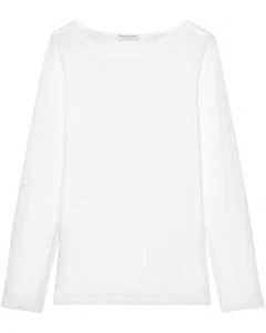 Marc O'Polo Longsleeve aus Slub-Garn Langarm U-Boot-Kragen Shirts Damen NEU - Bild 1 von 2