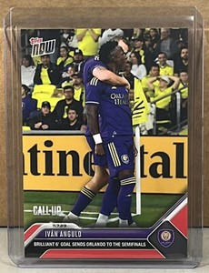 2023 TOPPS NOW MLS #231 IVAN ANGULO ORLANDO CITY Call-Up Red Parallel 6/10