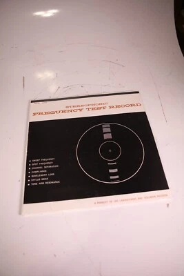 CBS Laboratories STR-100 Technical, Professional Test Record, New