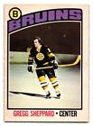 1976-77 OPC 155 Gregg Sheppard Boston Bruins O-Pee-Chee