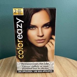 Coloreazy Crema Permanente Coloreazy Color Marrón Oscuro Aplicación Única - Imagen 1 de 3