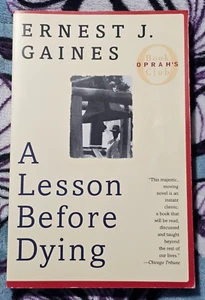 A Lesson Before Dying (1997 Oprah's Book Club) Ernest Gaines - Paperback - GOOD - Picture 1 of 3