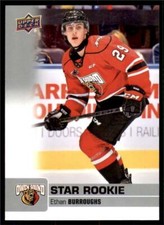 2019-20 UD CHL Base Set - SP's #335 Ethan Burroughs - Owen Sound Attack