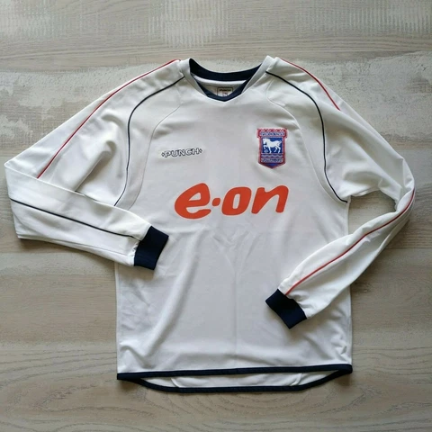 Ipswich Town Jersey Long Sleeve Away football shirt 2006 - 2008 Punch Young SZ L Cover