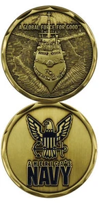 U.S. Navy / A Global Force of Good - USN Challenge Coin - Picture 1 of 1