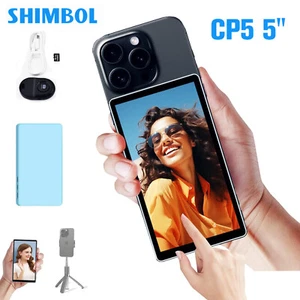 SHIMBOL CP5 5" Touch Screen Rear Camera Selfie Monitor Vlog Sceen with Blue Case - Picture 1 of 10