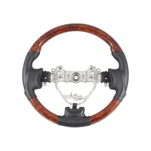 Gun Grip Steering Wheel Brown Wood for Suzuki Jimny JB23W 10 type JB43W 9 type - Picture 1 of 5
