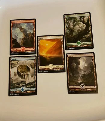 Battle for Zendikar Forest Island Swamp Mountain Plains Full Art Land Mint  - Image 1 of 2