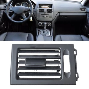 Para Benz Clase C W204 C180 tablero delantero izquierdo negro ventilación de aire acondicionado EE. UU. - Imagen 1 de 5