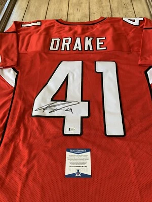 Kenyan Drake Autographed/Signed Jersey Beckett COA Arizona Cardinals - Image 1 of 4