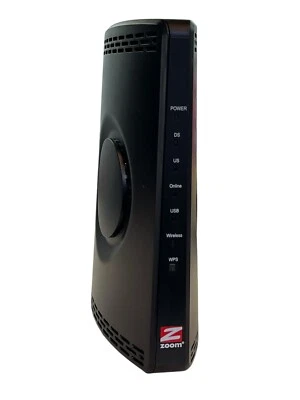 Zoom DOCSIS 3.0 Cable Modem / Router Wireless - N Model 5350 Tested and Working - Image 1 of 4