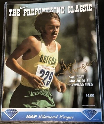 珍妮·辛普森签名 Prefontaine 经典节目 - 美国奥运会 — 第 1/2 张图片