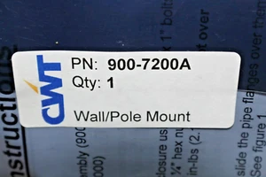 CARLSON WIRELESS TECHNOLOGIES CWT 900-7200A Wall/Pole Mount - Picture 1 of 12