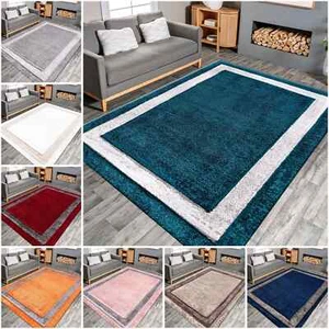 Large Shaggy Area Rugs For Living Room Bedroom Hallway Runner Rug Kitchen Carpet - Picture 1 of 11