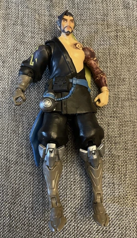 Hasbro Overwatch Ultimates Series Genji/Hanzo Hanzo 6" Action Figure No Weapons Cover