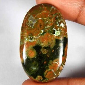 56.85Cts100%Natural Top Rhyolite Opal Oval Cabochon Loose Gemstone