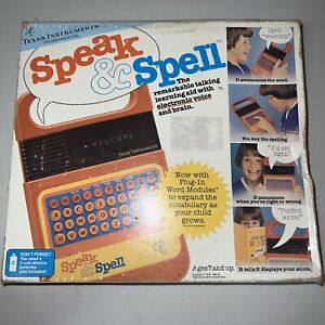 Speak & Spell Electronic Game New In Box ￼ Raised Button Version Rare