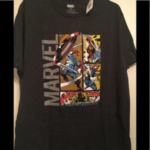 Marvel Herren T-Shirt Größe 2XL Grau Avengers Comic NEU Neu mit Etikett - Bild 1 von 3