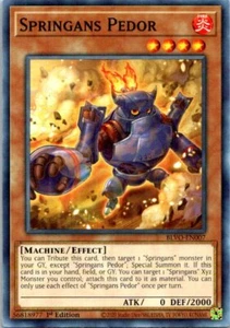 Springans Pedor BLVO-EN007 Yu-Gi-Oh! Light Play 1st Edition - Picture 1 of 1