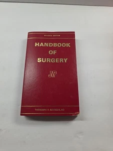 HANDBOOK OF SURGERY (JMP HANDBOOK SERIES) 7th Edition Very Rare Theo. Schrock MD - Bild 1 von 16
