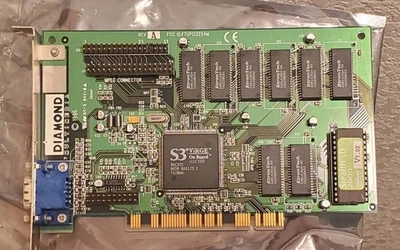 Vintage Diamond Stealth 3D 2000 PCI S3 Virge DX Retro DOS Gaming v1.02 - Image 1 of 4