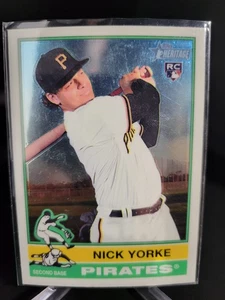 2025 Topps Heritage- Chrome Nick Yorke #80 (RC) Pittsburgh Pirates - Picture 1 of 4