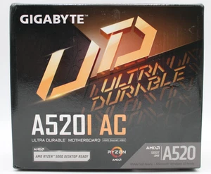 Placa madre Gigabyte A520I AC AMD AM4 DDR4 Wi-Fi Mini-ITX - Imagen 1 de 7