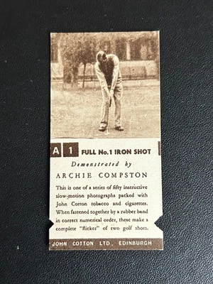COTTON - GOLF STROKES A/B - #A1 B50 - Image 1 of 2