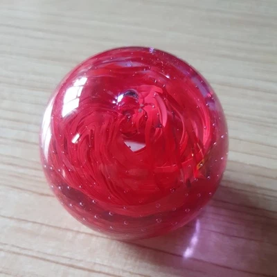 Vintage Caithness Glass Paperweight. journey. red - Image 1 of 4