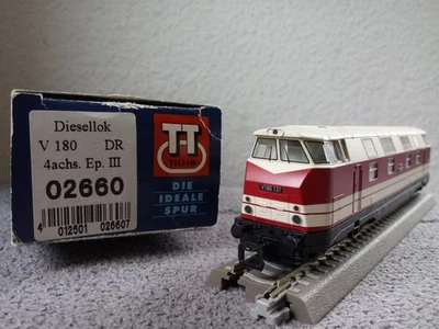 TT Lok Diesellok V 180 GFK rot TILLIG Top* - Bild 1 von 4
