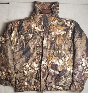 Drake Waterfowl Jacket Mossy Oak Camo Break Up Guardian Hunting Outdoors Sz L - Picture 1 of 22