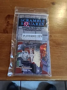 PUFFERBELLIES Scramble Squares Puzzle Trains Railroad Crossings by B. Dazzle LN - Picture 1 of 2