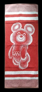XXII Moskau-1980 Olympische Spiele Maskottchen MISHA Handtuch unbenutzt - Bild 1 von 2