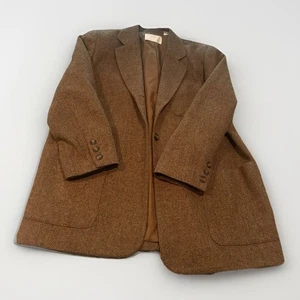 Elisabeth Petite Large Women’s Wool Blazer With Shoulder Pads  - Picture 1 of 6