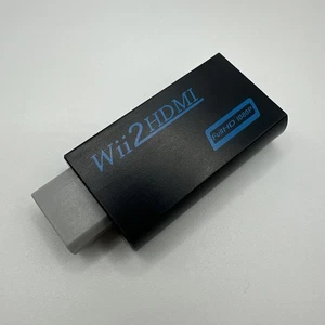 Portátil Wii a HDMI Wii2HDMI Full HD Convertidor Salida de Audio Adaptador TV Negro - Imagen 1 de 5