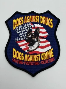 Parche coleccionable talla chaqueta K9 Washington DC Dogs Against Drugs/Crime Police - Imagen 1 de 4