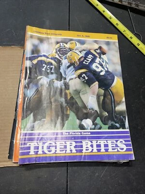 1985 Louisiana State vs Florida Gators Football Program Game Day Oct 5 LSU - Image 1 of 4