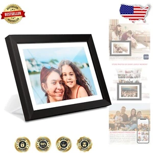 Elegant 10.1 Inch WiFi Digital Picture Frame - HD Touch Screen, 16GB Storage - Picture 1 of 11