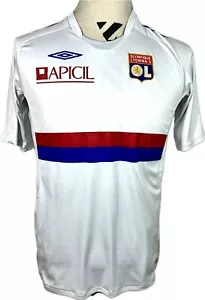 Olympique Lyonnais Soccer Jersey Men's sz M 2009 - 2010 Umbro Shirt - Picture 1 of 8
