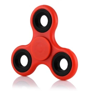 EyezOff Red Fidget Spinner ABS Material 1.5 Min Rotation, Steel Beads Bearing