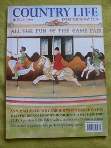COUNTRY LIFE / 29 JULY 1999 / NUNWICK HALL, CUMBRIA. MRS BEN SANGSTER - Imagen 1 de 1