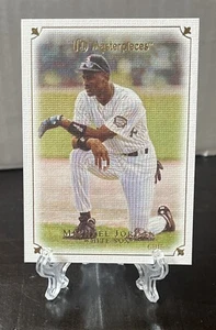 2007 UD Masterpieces Michael Jordan #46 HOF White Sox Chicago Bulls - Picture 1 of 2