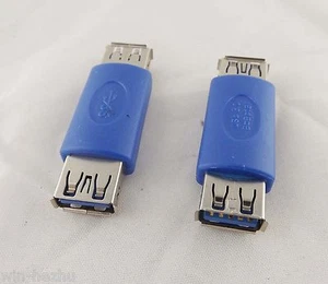 10x USB 3.0 Type A External Female To Female Cable Extender Adapter Connector - Picture 1 of 4